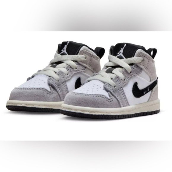 Jordan Other - Air JORDAN AJ1 MID SE CRAFT CEMENT BLACK WHITE FD9089-002 - Size 7C